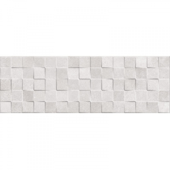 Cartago Decorado Cubik Gris 25×75  Ανάγλυφο διακοσμητικό πλακάκι γκ